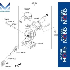 MOBIS COLUMN ASSY-STEERING SET FOR KIA STONIC 2017-21 MNR